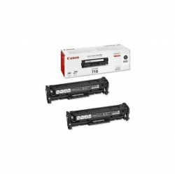 Canon Toner CRG 718 Black 2pack Korp 2 x 3.4K