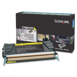 Lexmark Toner C784 C748H1YG Yellow 10K