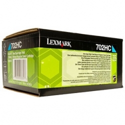 Lexmark Toner 702HC 70C2HC0 Cyan 3K zwrotny