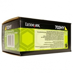 Lexmark Toner 702HY 70C2HY0 Yellow 3K zwrotny