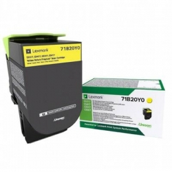 Lexmark Toner 71B20Y0 Yellow 2,3K