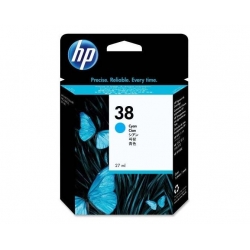 HP Tusz nr 38 C9415A Cyan 27ml