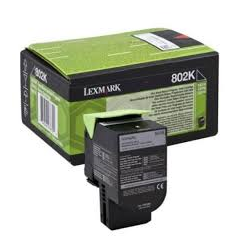 Lexmark Toner 802K 80C20K0 Black 1k CX310, CX410, CX510