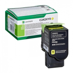 Lexmark Toner C242XY0 Yellow 3,5K zwrotny