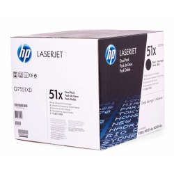 HP Toner nr 51XD Q7551XD Black 2pack 2x13K