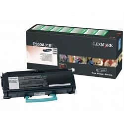 Lexmark Toner E26x E260A31E Black 3,5K