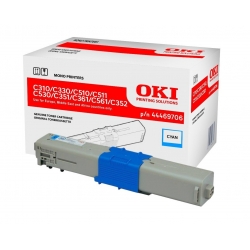 OKI Toner C310/330/510 Cyan 44469706 2K