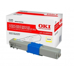 OKI Toner C310/330/510 Yellow 44469704