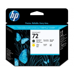 HP Głowica nr 72 C9384A Mat Black+Yellow