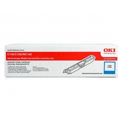 OKI Toner C110/130/160 Cyan 44250723 2,5K