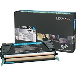Lexmark Toner C736/X736 C736H1CG Cya 10K