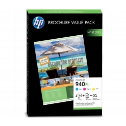 HP Tusz nr 940XL CG898AE 3pack+papierC4907/C4908/C4909