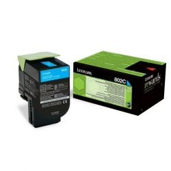 Lexmark Toner 802C 80C20C0 Cyan 1k CX310, CX410, CX510