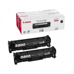 Canon Toner CRG 718 Black 2pack 2x3.4K