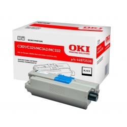 OKI Toner C301/321 Black 44973536 2,2K