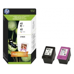 HP Tusz nr 62 N9J71AE 2pack Black+Kolor