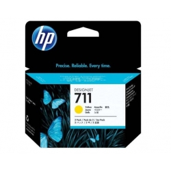 HP Tusz nr 711 CZ136A Yello 3x29ml 3pack