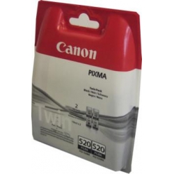 Canon Tusz PGI-520 Black 2pack 2 x 19 ml