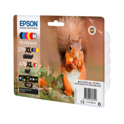 Epson Tusz XP-15000  378XL+478XL, CMYK 1x10.2ml, 2x11.2ml, 3x9.3ml