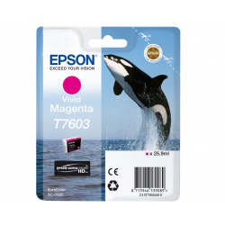 Epson Tusz SC-P600, T7603 Vivid Magenta25.9ml