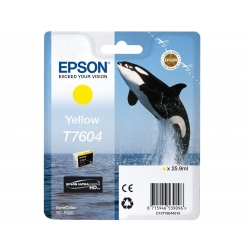 Epson Tusz SC-P600, T7604 Yellow25.9ml