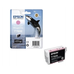 Epson Tusz SC-P600, T7606 Vivid LightMagenta, 25.9ml